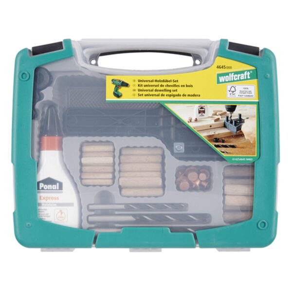 Holz-Bausatz Wolfcraft 4645000 Universal 79 Stücke – Bild 2