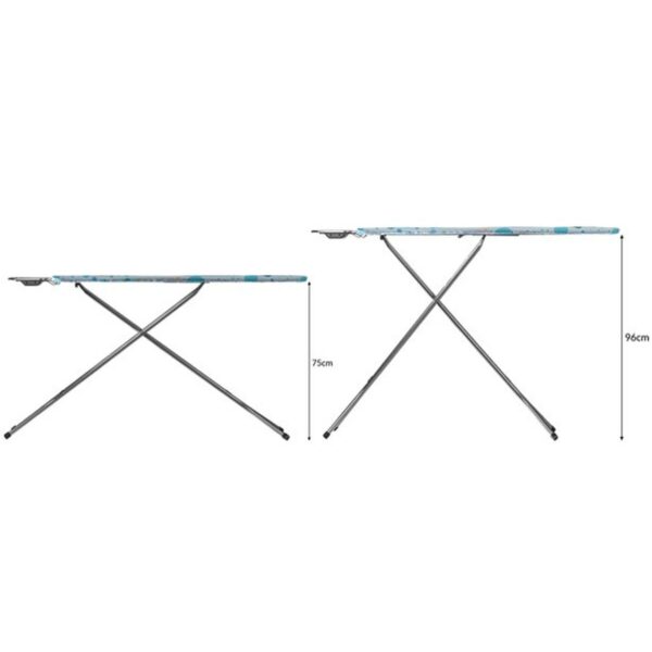 Bügelbrett Vileda Star gedruckt Schaum Baumwolle Metall Edelstahl 120 x 38 cm – Bild 3