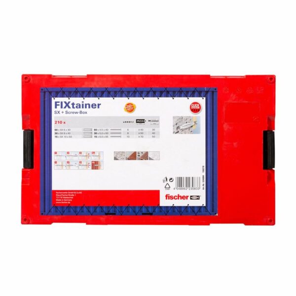 Dübel und Schrauben Fischer Fixtainer Universal 210 – Bild 4