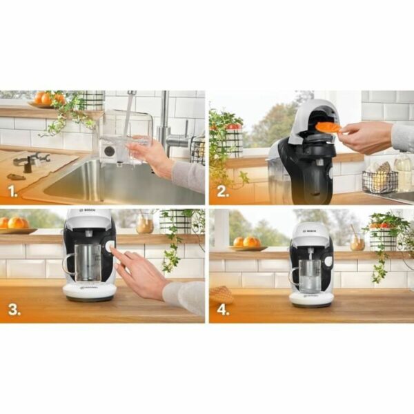 Kapsel-Kaffeemaschine BOSCH TAS114E Weiß 1400 W 700 ml – Bild 6