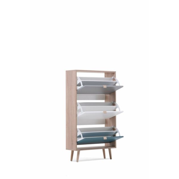 Schuhschrank 002848 70 x 24 x 127 cm – Bild 5