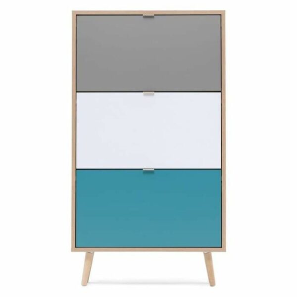 Schuhschrank 002848 70 x 24 x 127 cm – Bild 2
