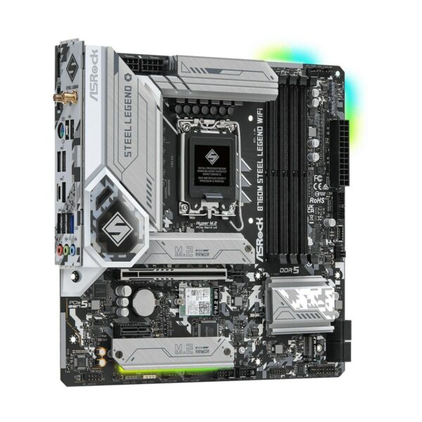 Motherboard ASRock B760M Steel Legend WiFi Intel Wi-Fi 6 Intel B760 LGA 1700 – Bild 4