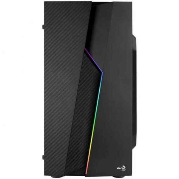 ATX Semi-Tower Gehäuse Aerocool Bolt Mini RGB Schwarz Bunt – Bild 3