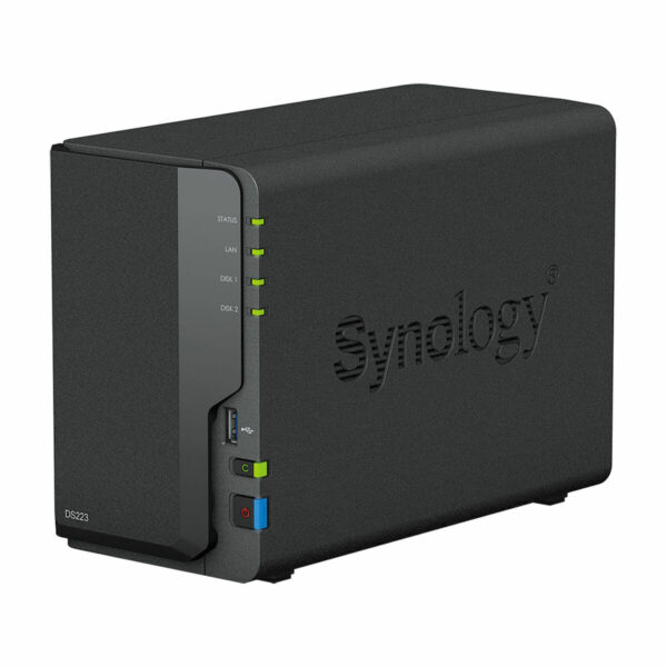 NAS-Netzwerk-Speicher Synology DS223 Schwarz – Bild 2