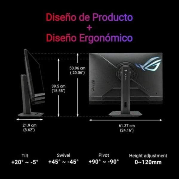Gaming-Monitor Asus 90LM0AG1-B01370 27" 4K Ultra HD – Bild 8
