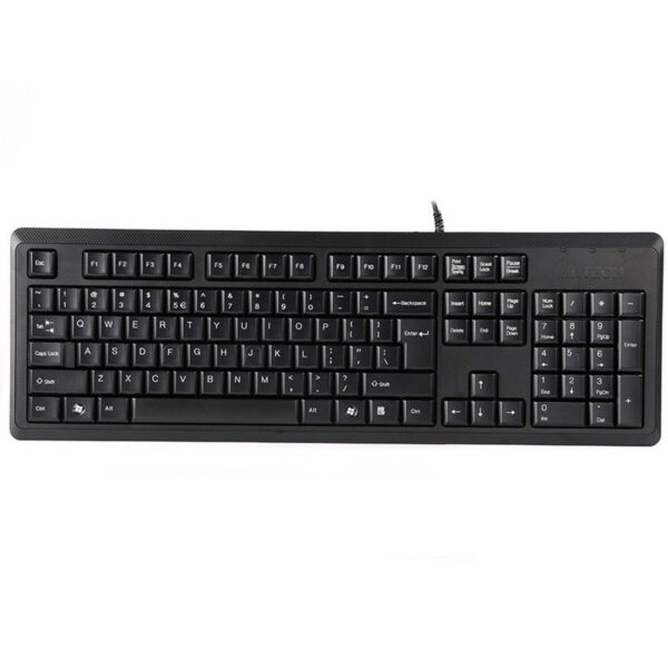 Tastatur A4 Tech KR-92 Schwarz Schwarzweiß Englisch QWERTY – Bild 4