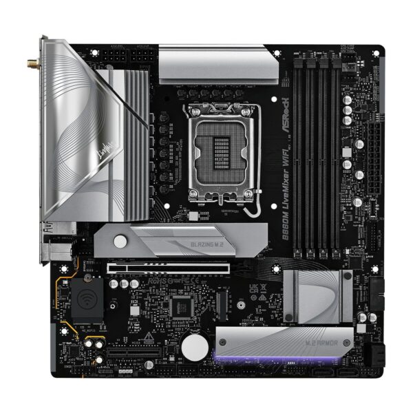 Motherboard ASRock B860M LiveMixer WiFi Intel B860 LGA 1851 – Bild 2