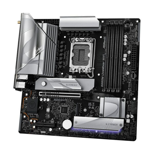 Motherboard ASRock B860M LiveMixer WiFi Intel B860 LGA 1851 – Bild 4