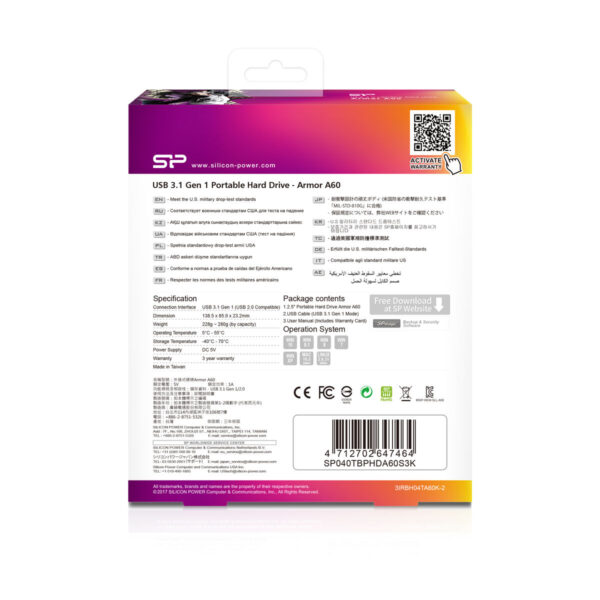 Externe Festplatte Silicon Power Armor A60 4 TB USB 3.1 4 TB – Bild 6