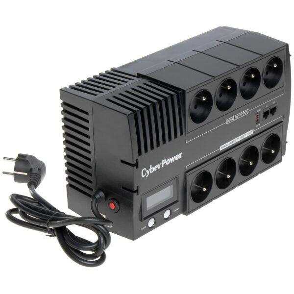 Unterbrechungsfreies Stromversorgungssystem Interaktiv USV Cyberpower BR1000ELCD-FR 600 W – Bild 3
