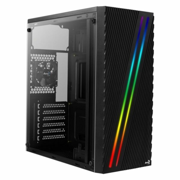 ATX Semi-Tower Gehäuse Aerocool Streak RGB USB 3.0 Schwarz – Bild 2