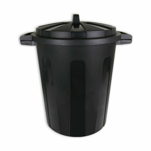 Abfalleimer Dem 70 L Schwarz 56 x 45 x 60 cm (3 Stück) – Bild 2