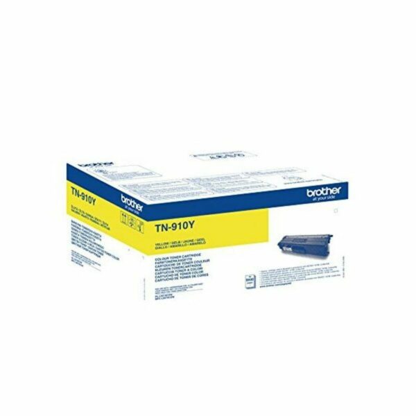 Original Toner Brother TN-910Y Gelb Schwarz – Bild 3