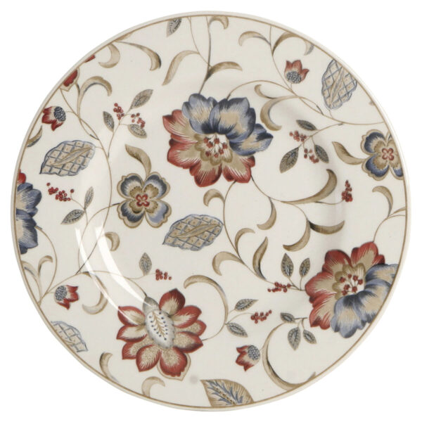 Dessert-Teller Queen´s By Churchill Jacobean blumig aus Keramik Porcelæn 21,3 cm (6 Stück) – Bild 4