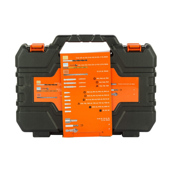 Satz Bohrer Black & Decker  a7200-x Aktentasche 109 Stücke – Bild 4