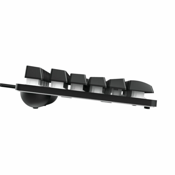 Tastatur Trust GXT 833 Thado Schwarz Silberfarben Schwarzweiß Multi – Bild 3