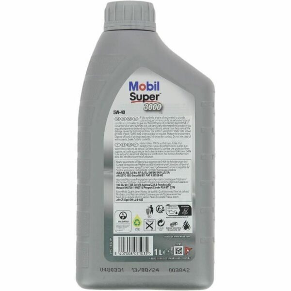 Auto-Motoröl Mobil S3000 5W40 5W40 1 L – Bild 2