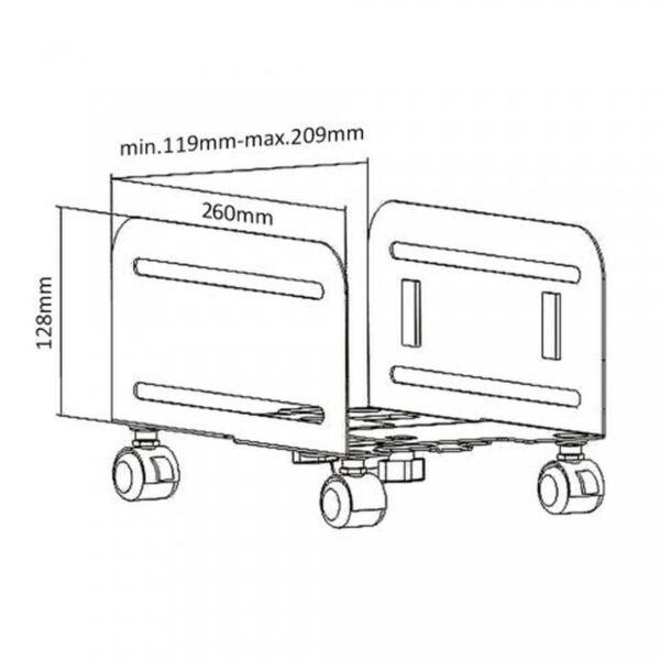 Unterteil mit Rädern MacLean Mount MC-851 – Bild 6