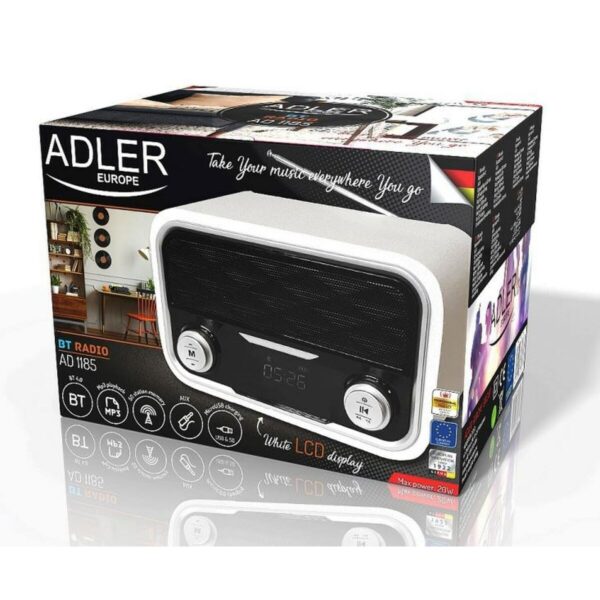 Radio Adler AD 1185 Weiß – Bild 4