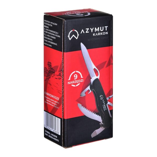 Multifunktionsmesser Azymut HK20018 Schwarz Silberfarben – Bild 6
