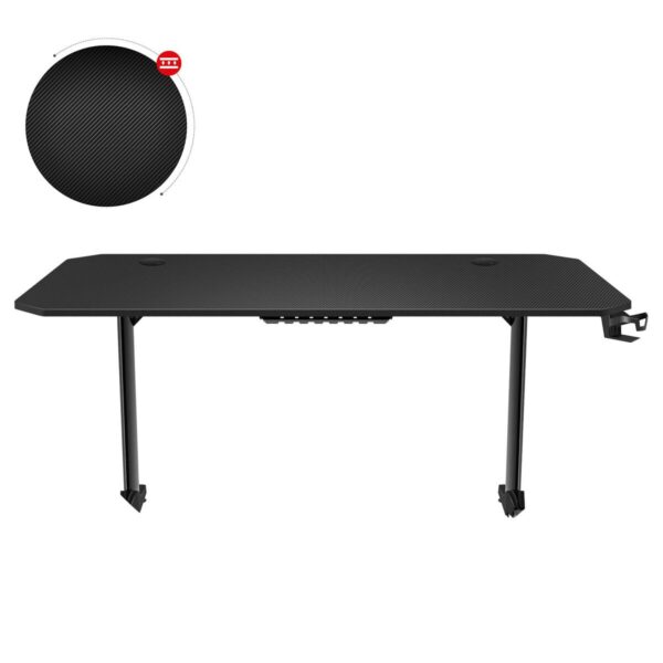 Schreibtisch Gaming Huzaro HZ-Hero 4.7 Schwarz Holz MDF 160 x 75 cm – Bild 4