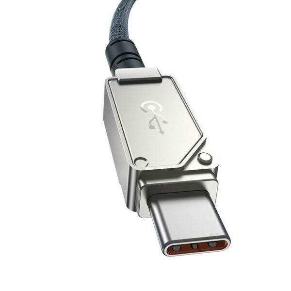 USB-C auf Lightning Verbindungskabel Baseus P10355803221-01 Weiß Schwarz 2 m – Bild 4