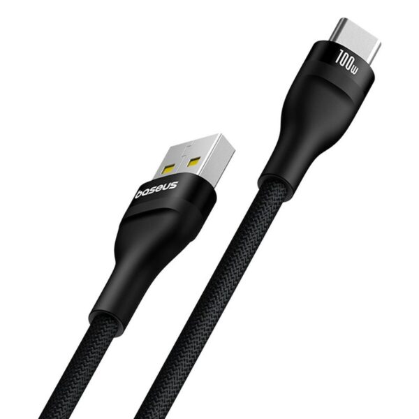 USB A zu USB-C-Kabel Baseus P10311804111-00 Schwarz 1 m – Bild 4