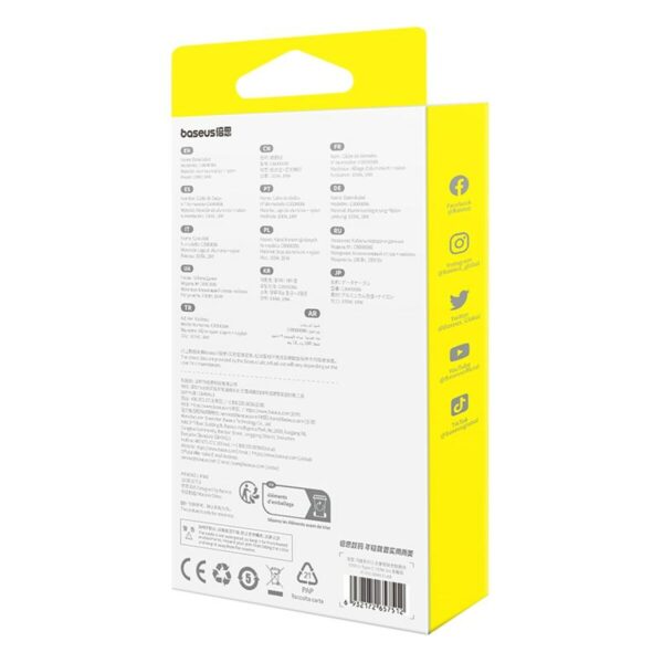 USB A zu USB-C-Kabel Baseus P10311804111-00 Schwarz 1 m – Bild 8