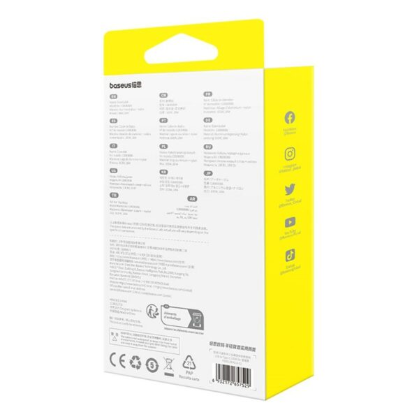 USB A zu USB-C-Kabel Baseus P10311804111-01 Schwarz 2 m – Bild 8