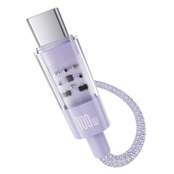 USB A zu USB-C-Kabel Baseus P10373002511-01 Purpur 2 m – Bild 2