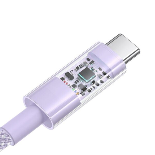 USB A zu USB-C-Kabel Baseus P10373002511-01 Purpur 2 m – Bild 3