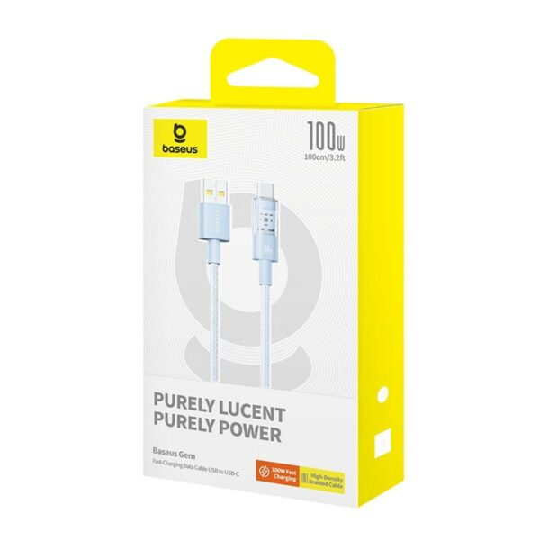 USB A zu USB-C-Kabel Baseus P10373002311-00 Blau 1 m – Bild 5