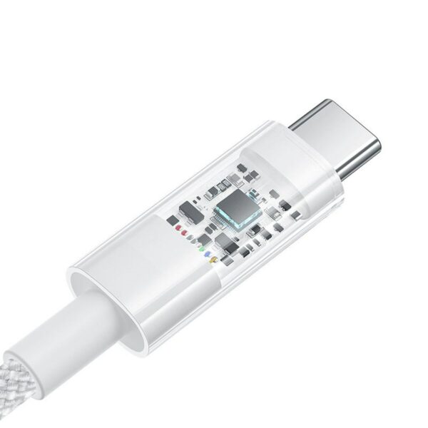 USB A zu USB-C-Kabel Baseus P10373002211-00 Weiß 1 m – Bild 3