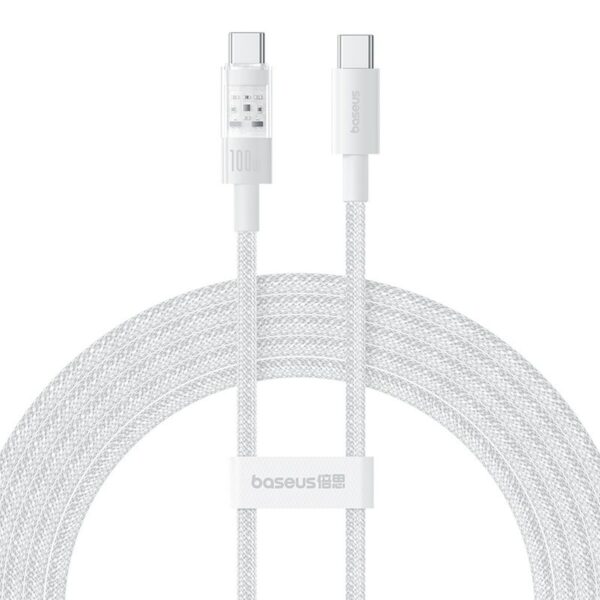 USB-C zu USB-C-Kabel Baseus P10373000211-01 Weiß 2 m