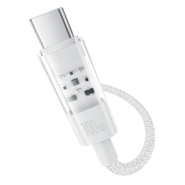 USB-C zu USB-C-Kabel Baseus P10373000211-01 Weiß 2 m – Bild 3