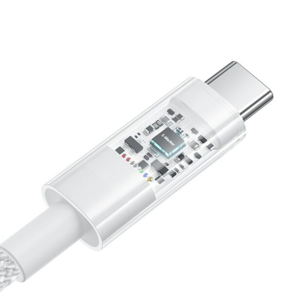USB-C zu USB-C-Kabel Baseus P10373000211-01 Weiß 2 m – Bild 4