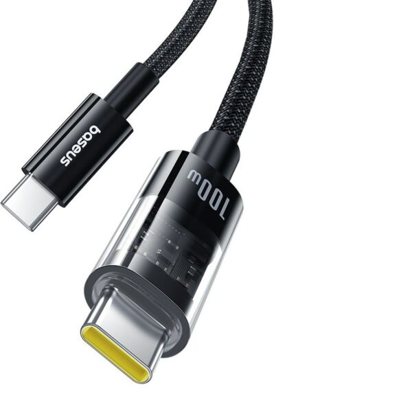 USB-C zu USB-C-Kabel Baseus P10373000111-01 Schwarz 2 m – Bild 2