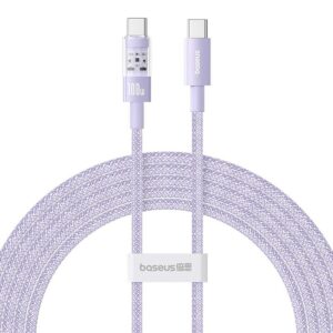 USB-C zu USB-C-Kabel Baseus P10373000511-01 Purpur 2 m