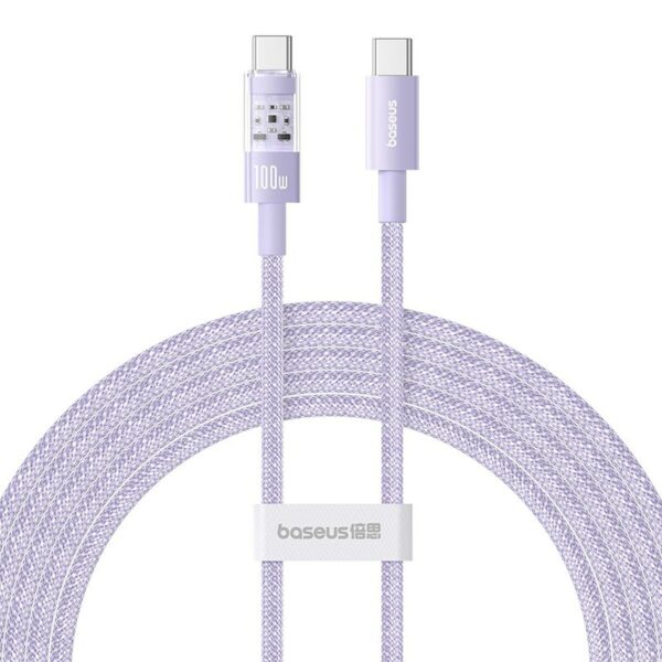 USB-C zu USB-C-Kabel Baseus P10373000511-01 Purpur 2 m