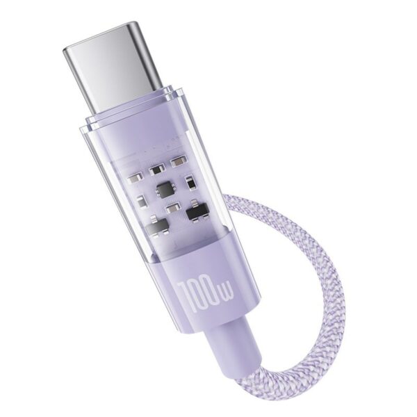 USB-C zu USB-C-Kabel Baseus P10373000511-01 Purpur 2 m – Bild 3