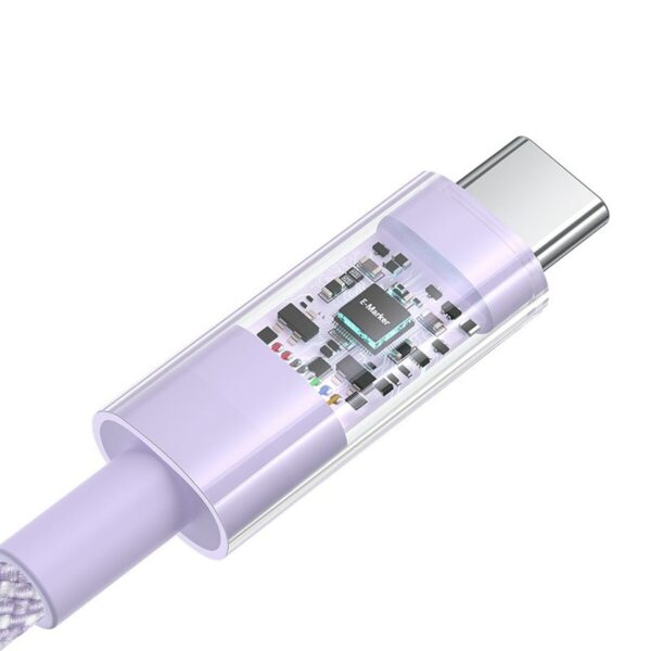 USB-C zu USB-C-Kabel Baseus P10373000511-01 Purpur 2 m – Bild 4