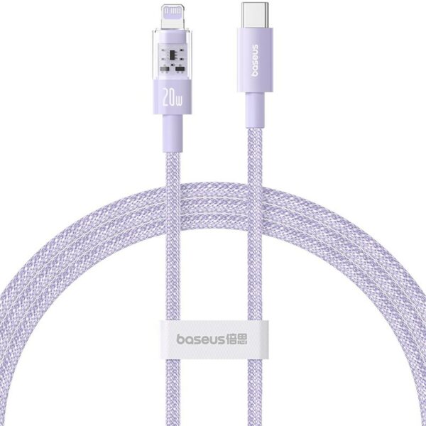USB-C auf Lightning Verbindungskabel Baseus P10373001511-00 Purpur 1 m
