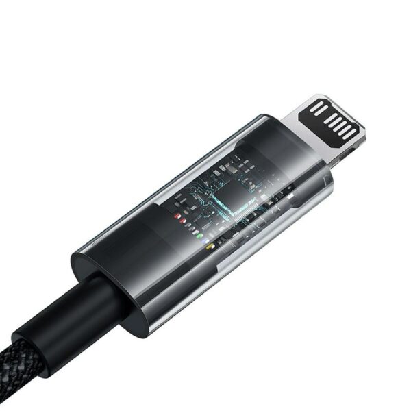 USB-C auf Lightning Verbindungskabel Baseus P10373001111-00 Schwarz 1 m – Bild 3