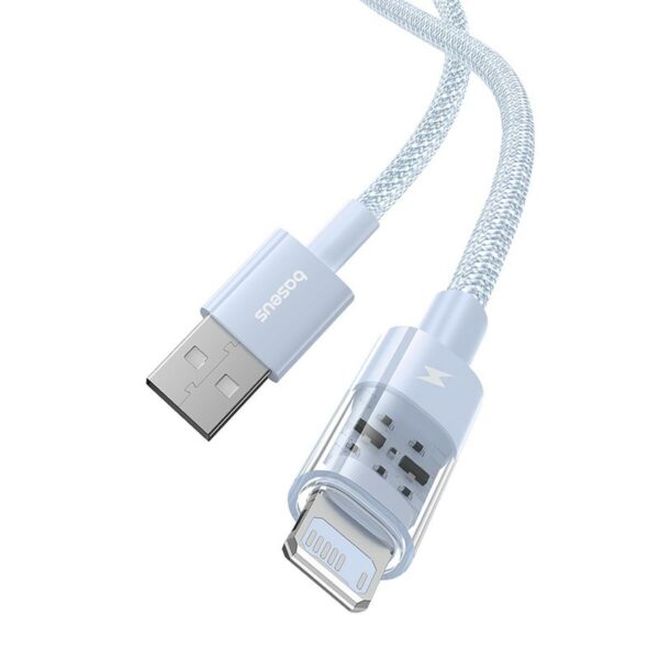 USB auf Lightning Verbindungskabel Baseus P10373003311-01 Blau 2 m – Bild 2