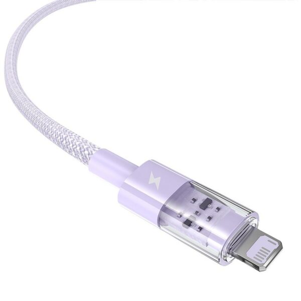 USB auf Lightning Verbindungskabel Baseus P10373003511-01 Purpur 2 m – Bild 3