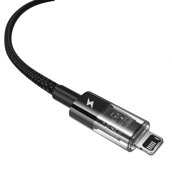 USB auf Lightning Verbindungskabel Baseus P10373003111-01 Schwarz 2 m – Bild 3