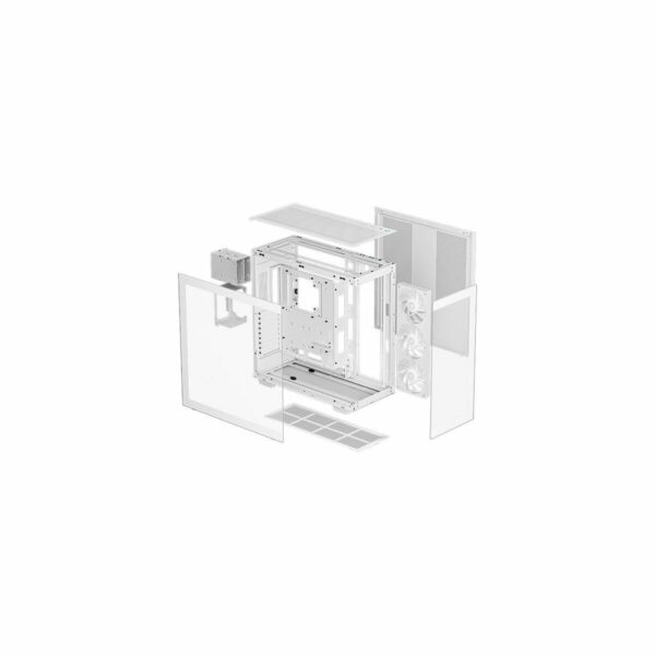 ATX Semi-Tower Gehäuse DEEPCOOL CH780 Weiß – Bild 2