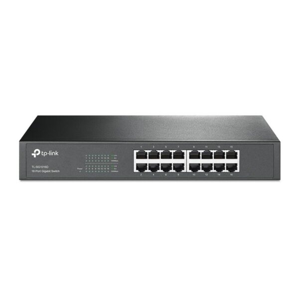 Schalter für das Netz mit Schaltschrank TP-Link TL-SG1016D 16P Gigabit – Bild 7