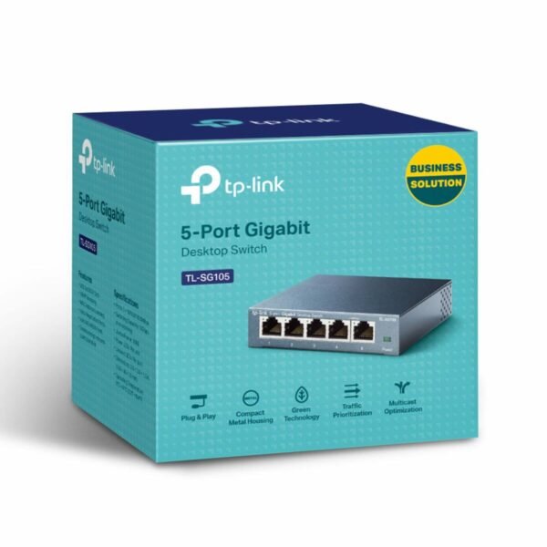 Schalter für das Büronetz TP-Link TL-SG105 5P Gigabit Auto MDIX – Bild 4